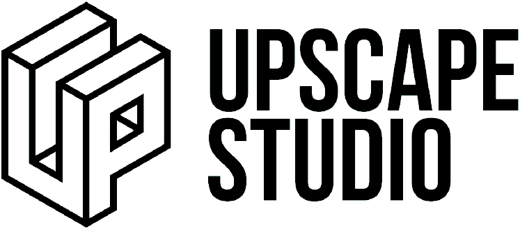 Logo da Upscape Studio, desenvolvimento de websites, lojas online, blogs e soluções web